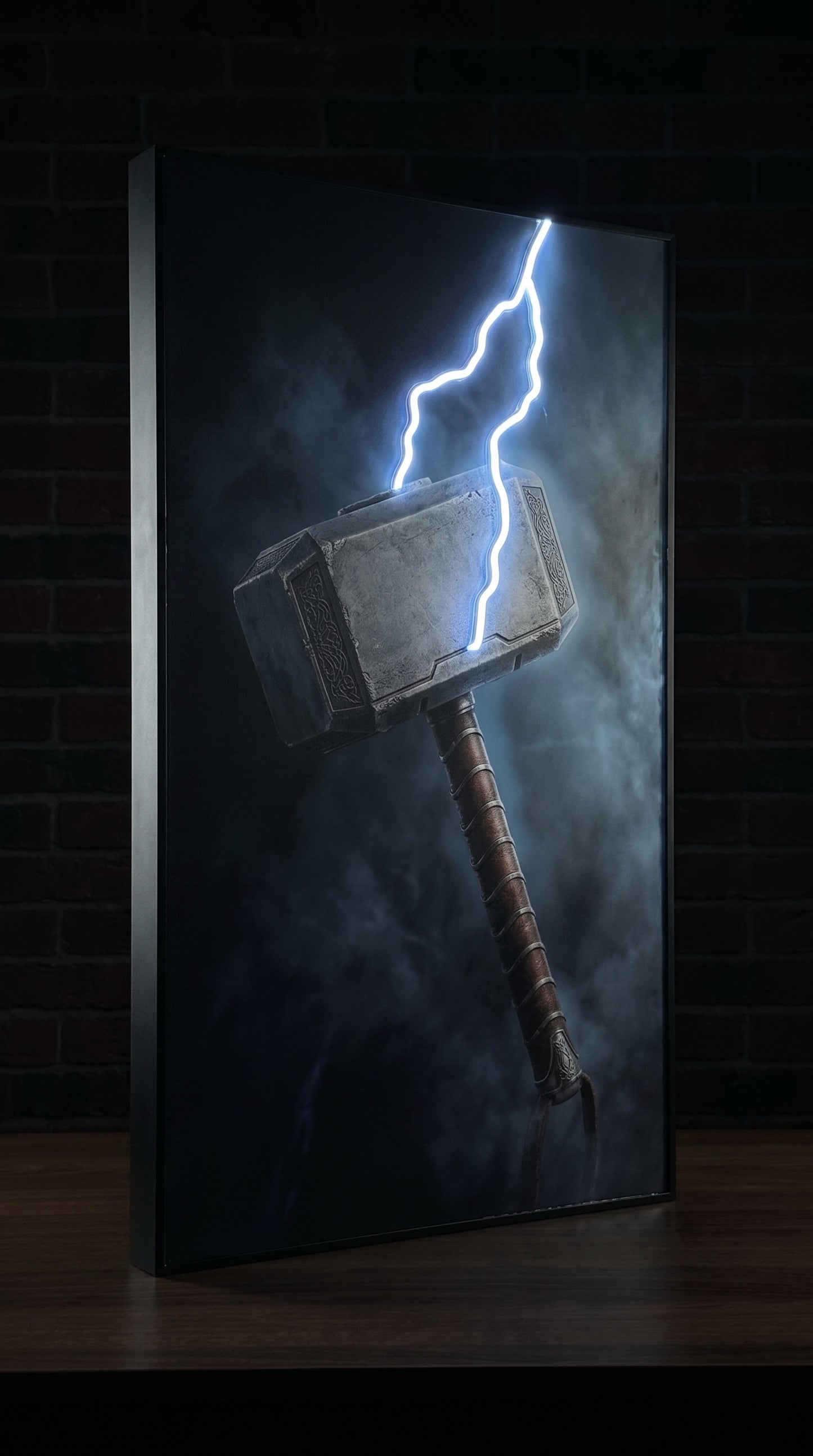 Thor Mjolnir LED Poster