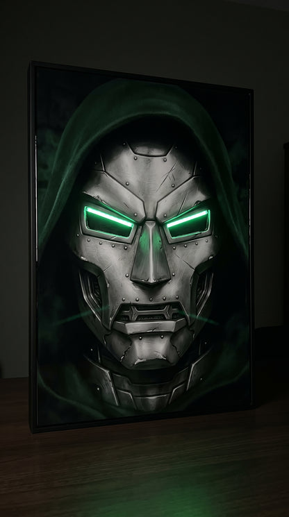 Doctor Doom LED Poster