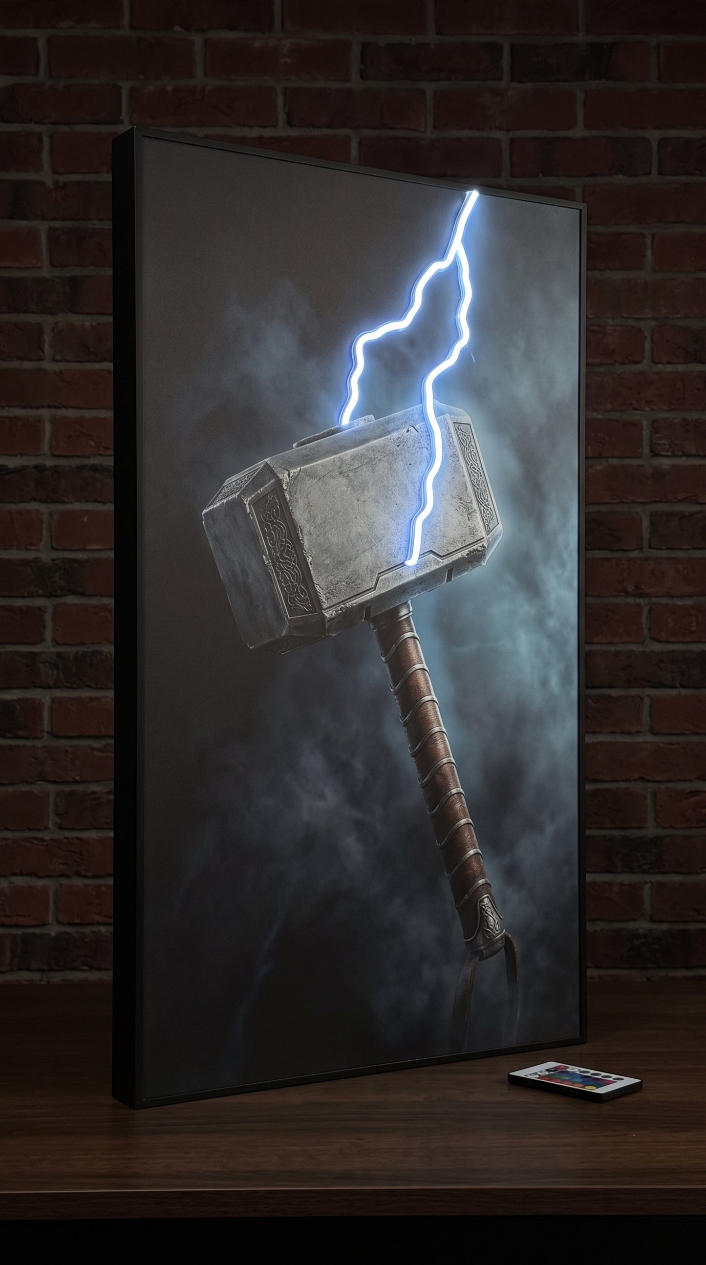 Thor Mjolnir LED Poster
